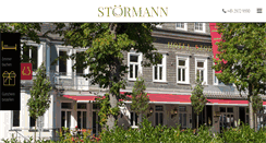 Desktop Screenshot of hotel-stoermann.de
